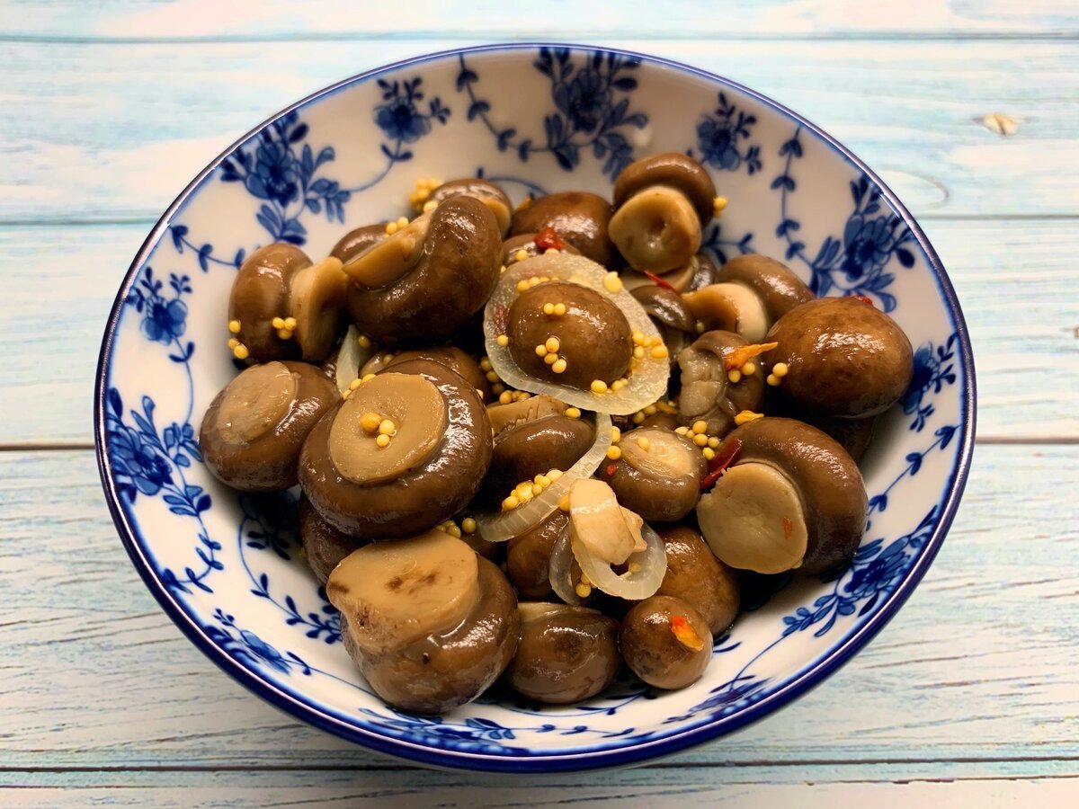 Вкусные маринованные грибы