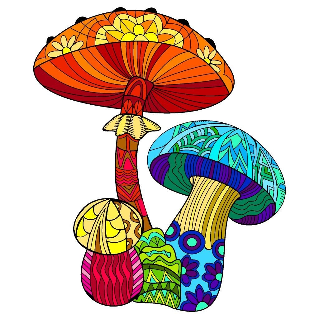 Цветы грибы