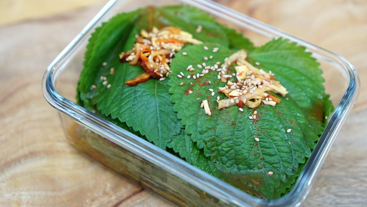 Лист шисо сухой