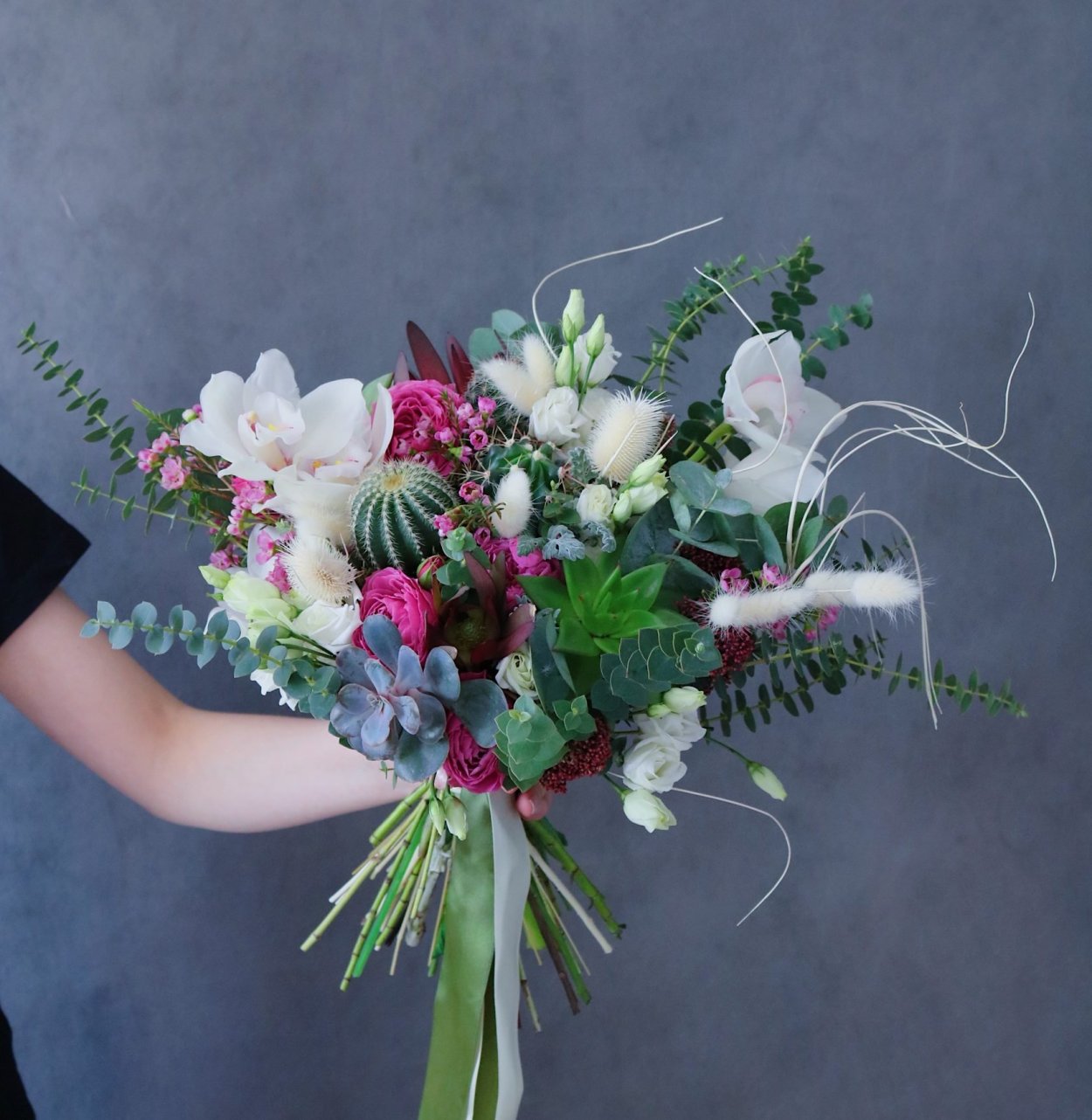 Берграсс в букетах