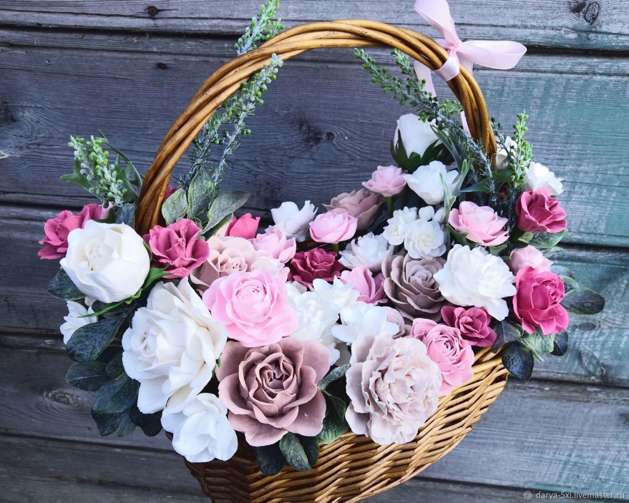 Букет в корзине