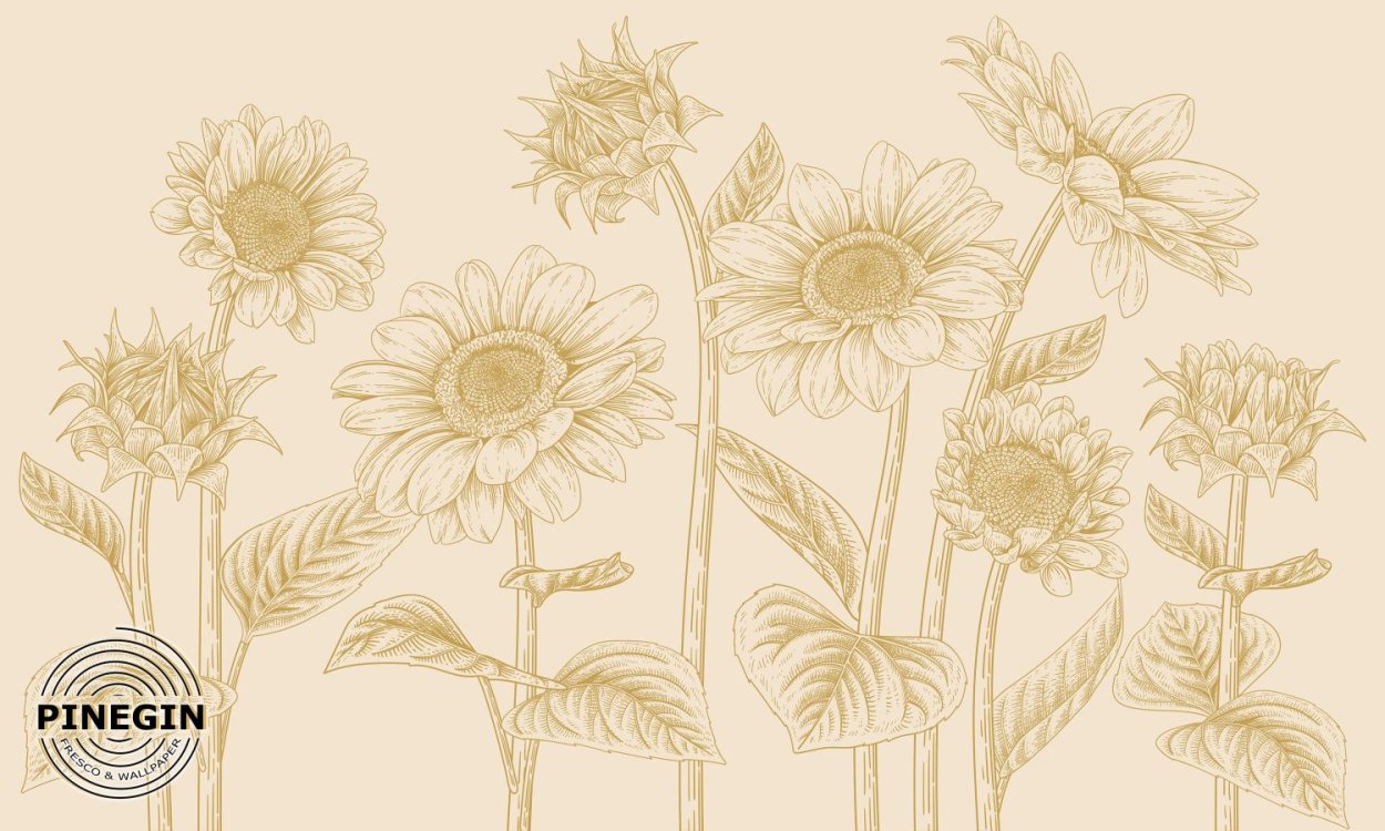 Подсолнухи в саду