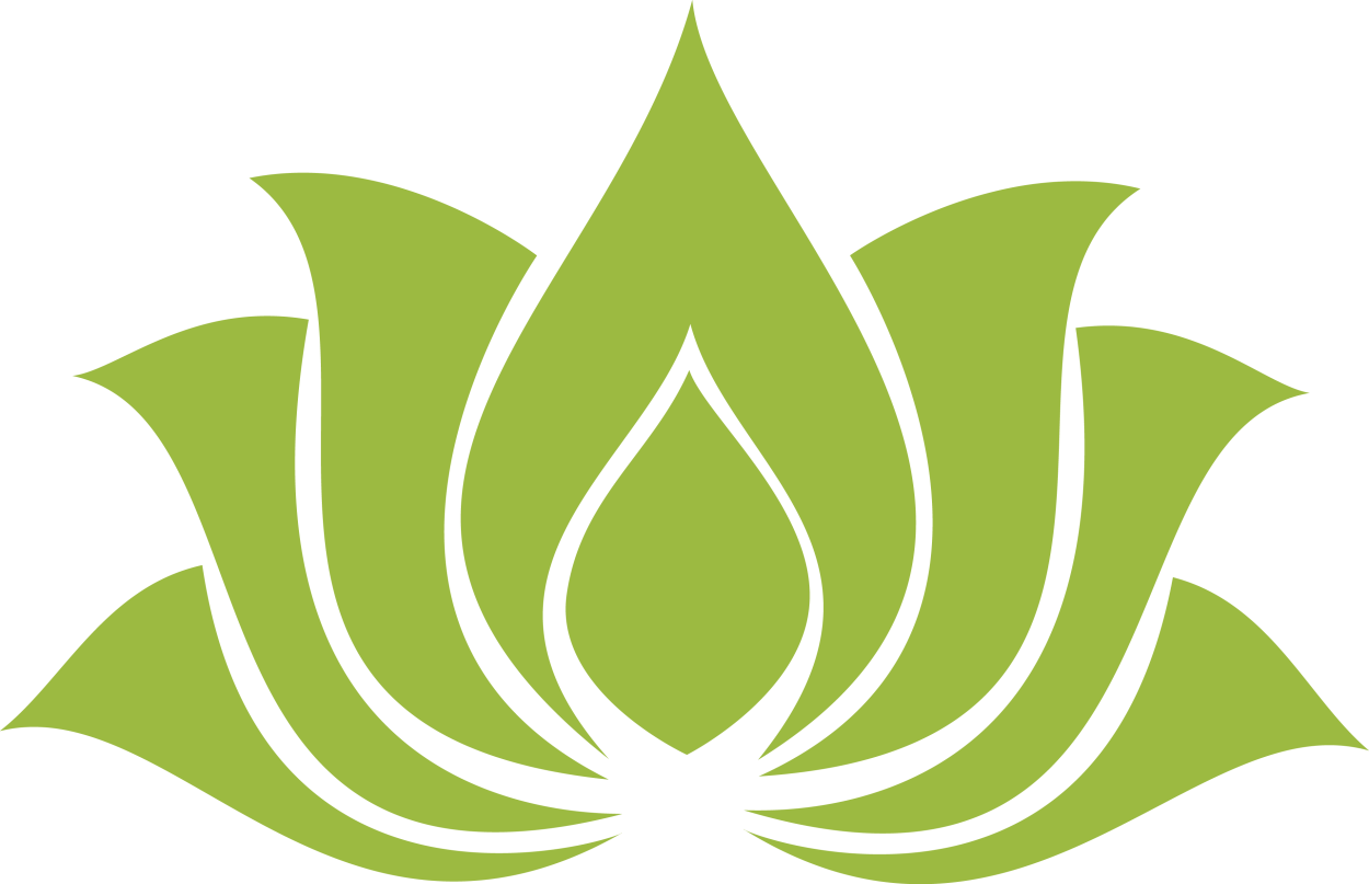 Логотип зеленый цветок