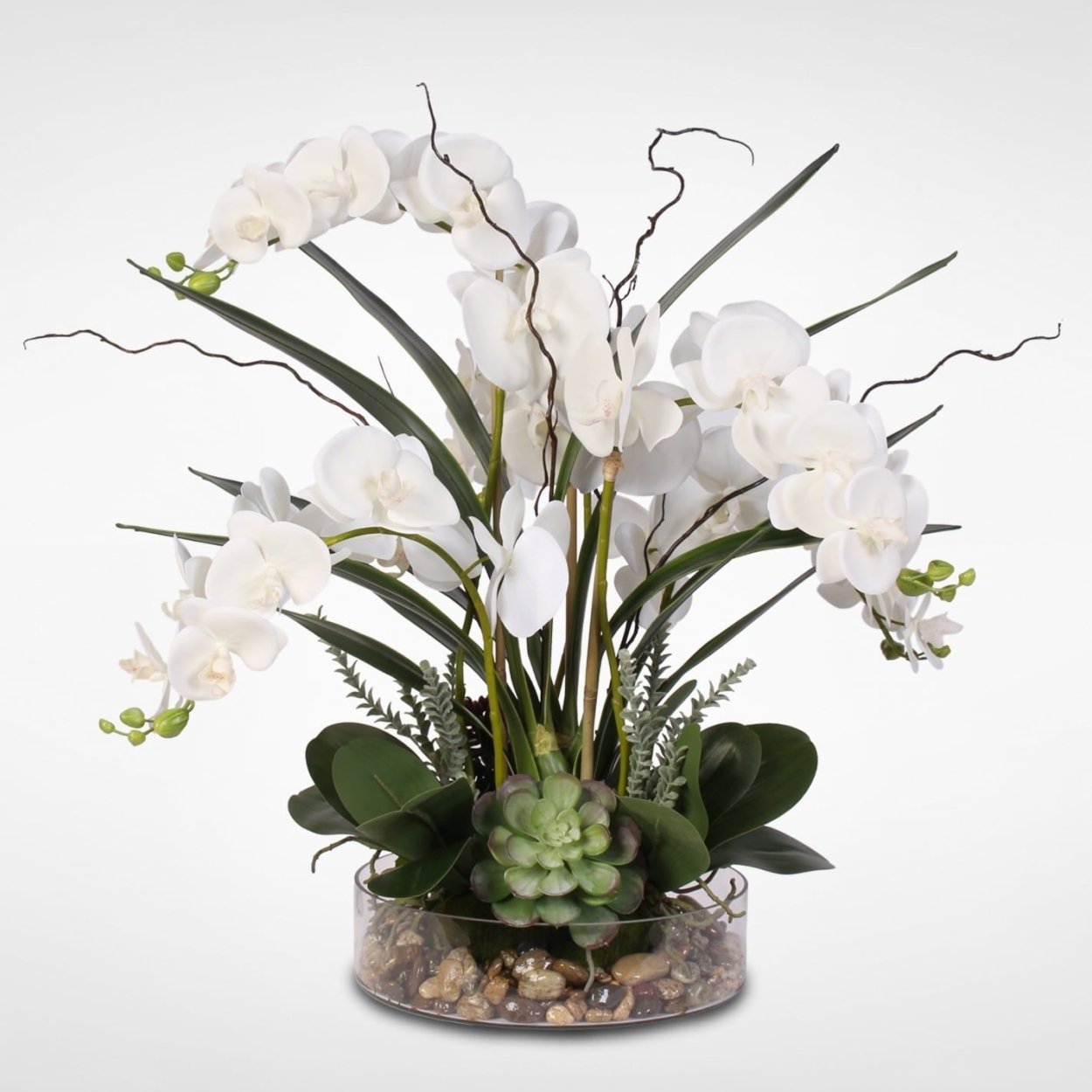 Композиция с орхидеями