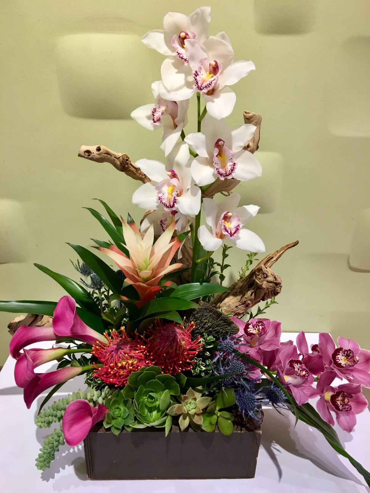 Икебана гиацинт Орхидея