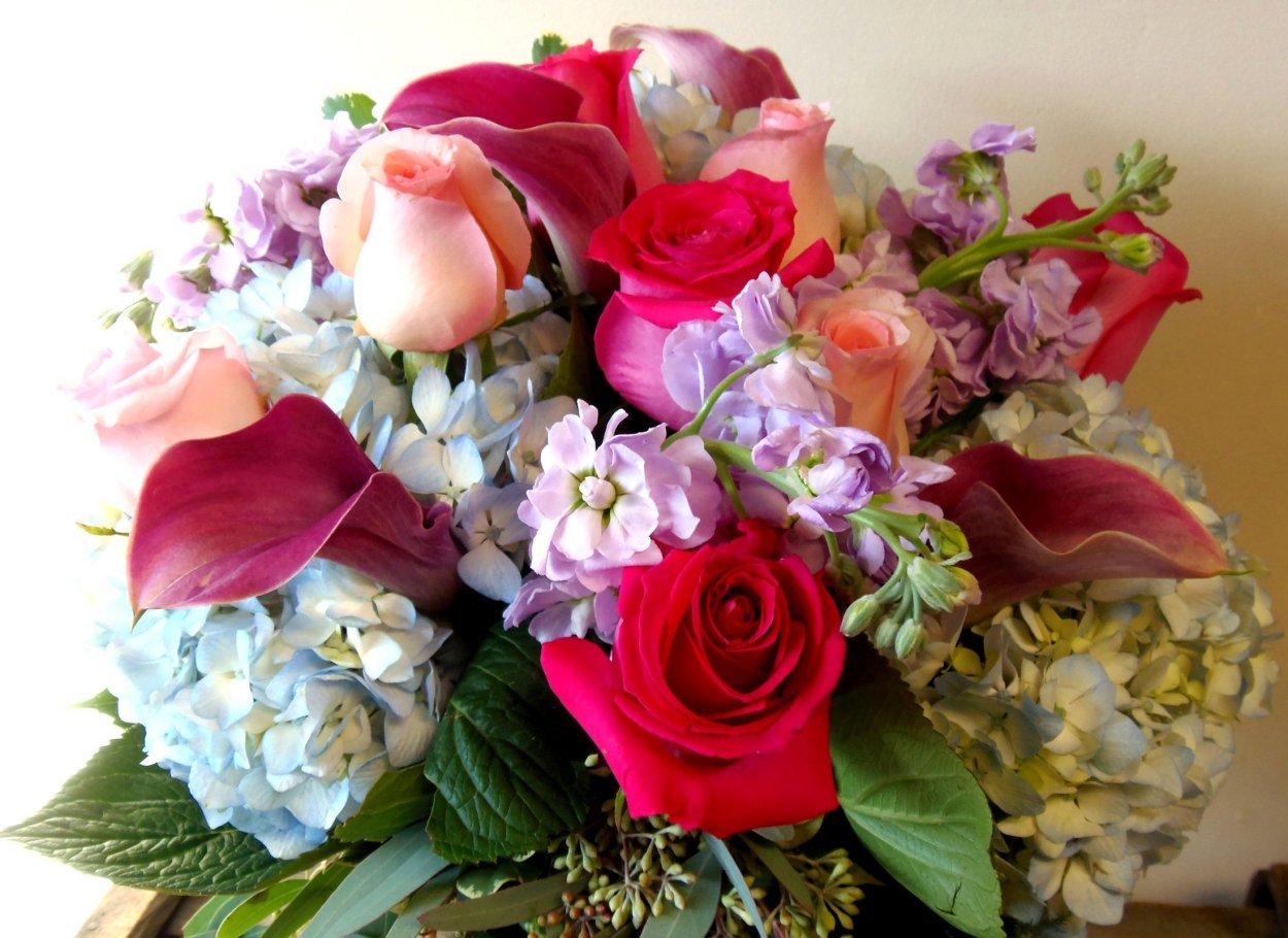 Корзина с цветами