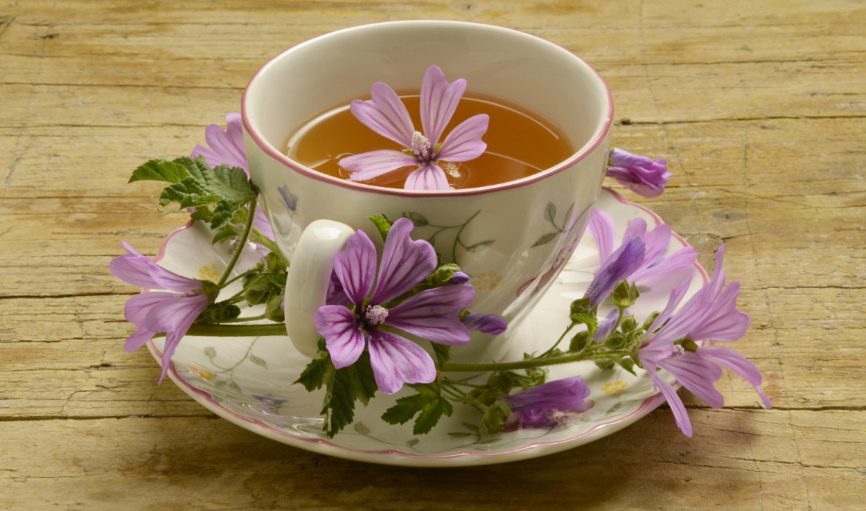 Чай с цветами