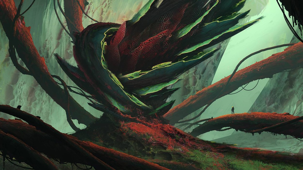 Эстетичный фон с растениями