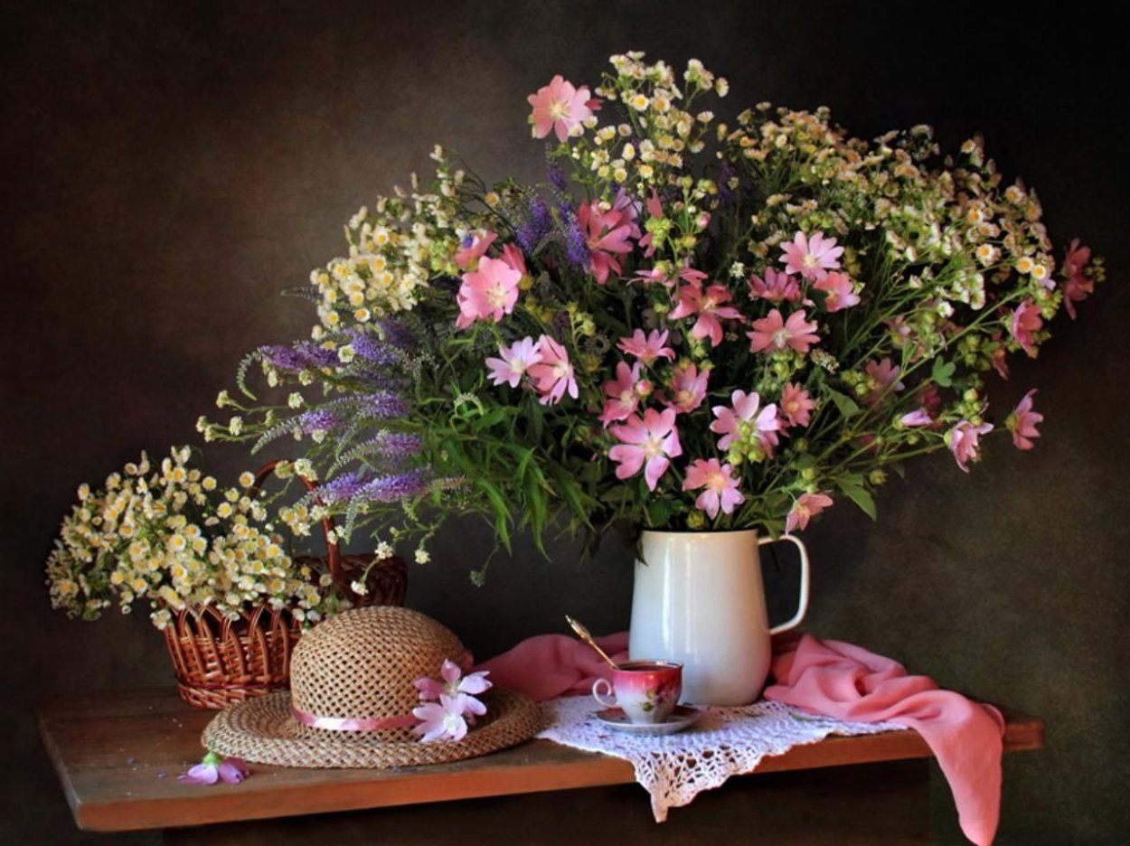 Букет полевые цветы