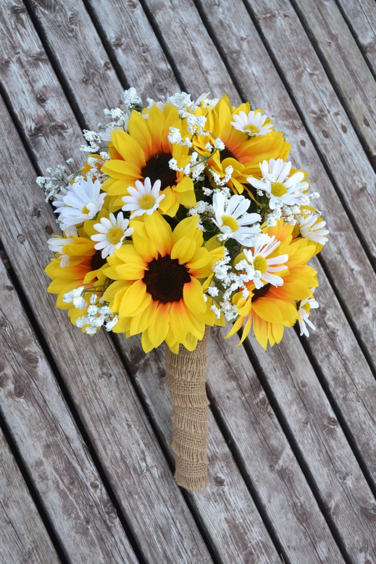 Подсолнухи в букете 5шт