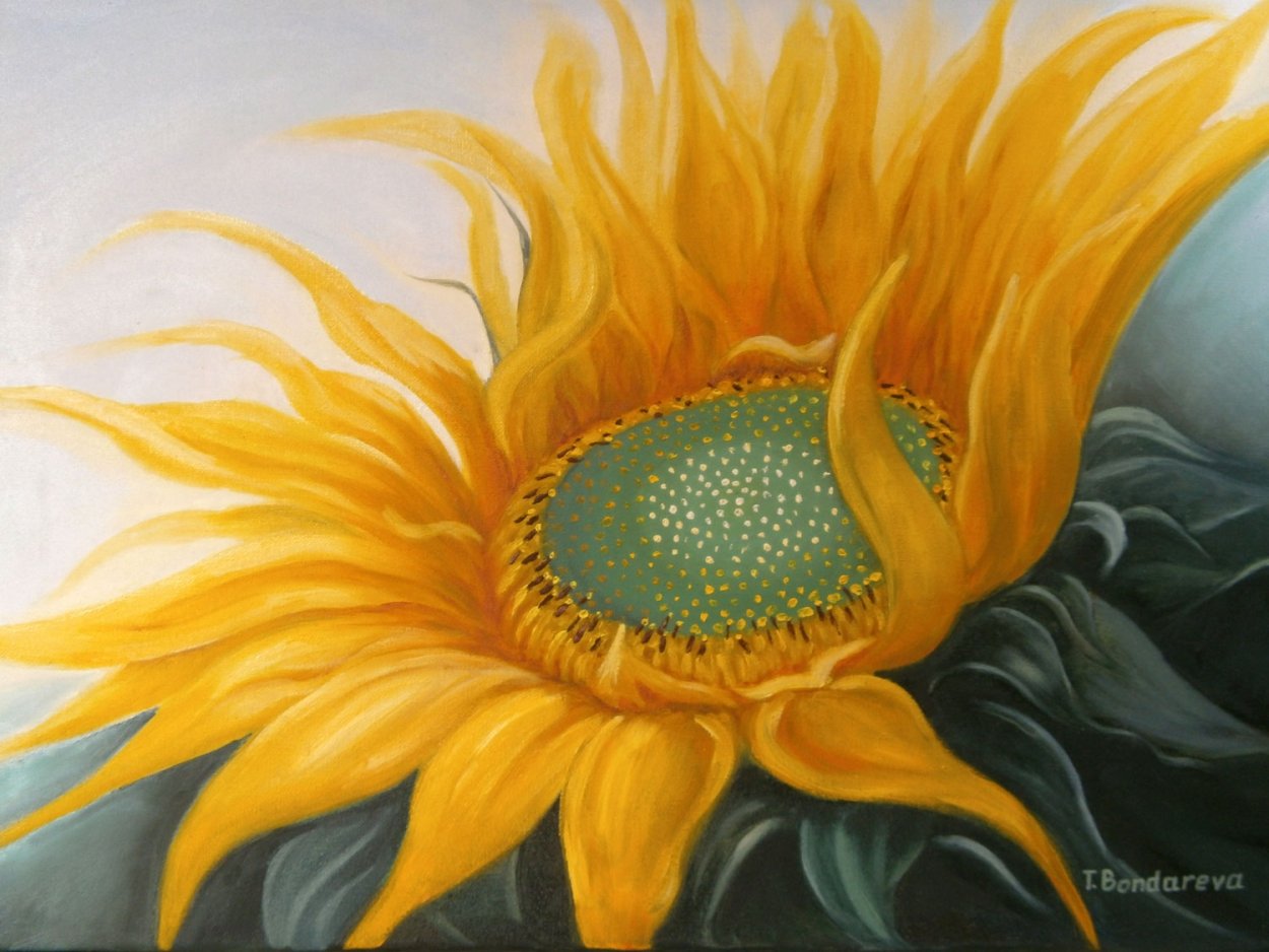 Винтажные Подсолнухи