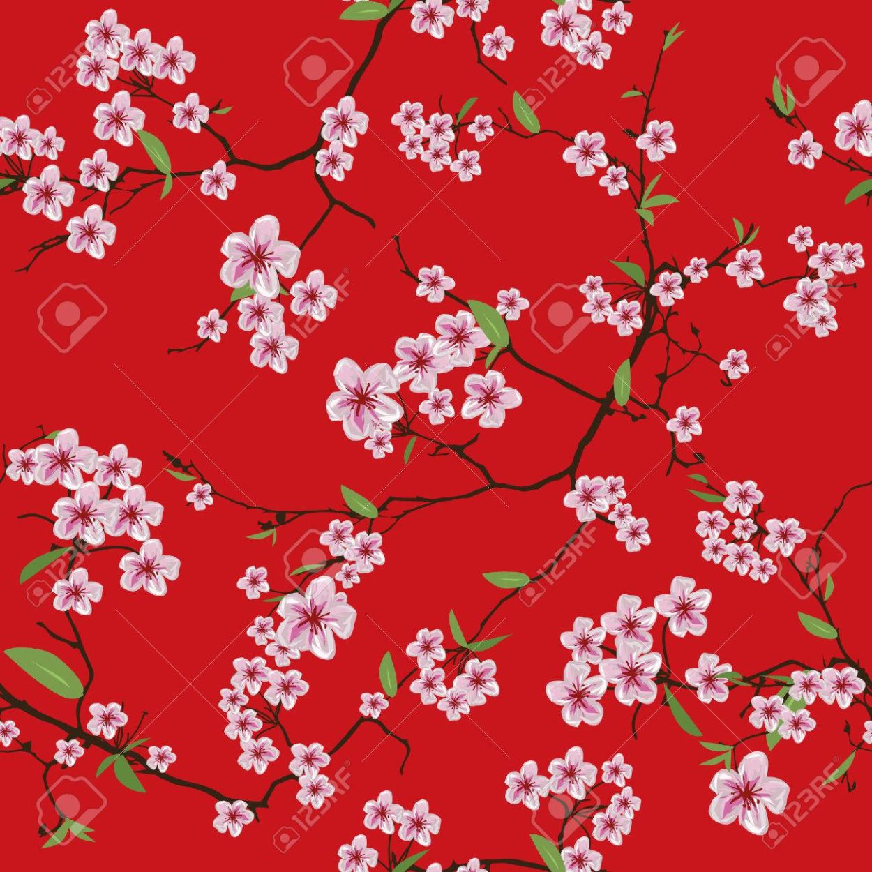 Узор Сакуры на кимоно