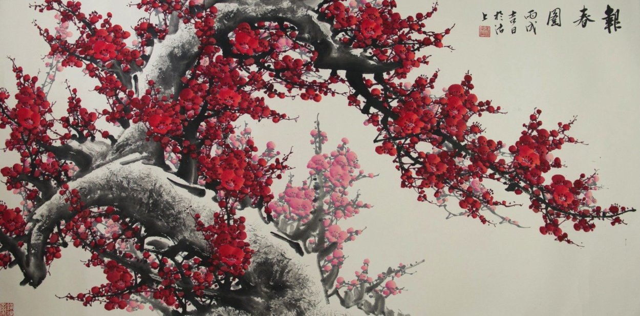 Живопись Китая мэйхуа