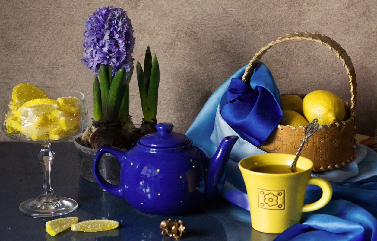 Лайм с жасмином чай