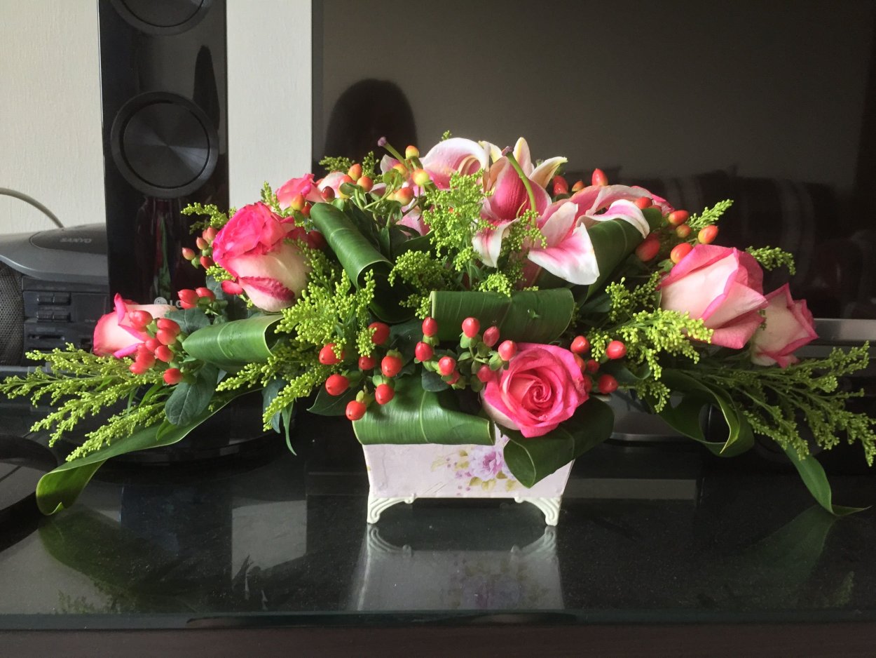 Горизонтальная Цветочная композиция