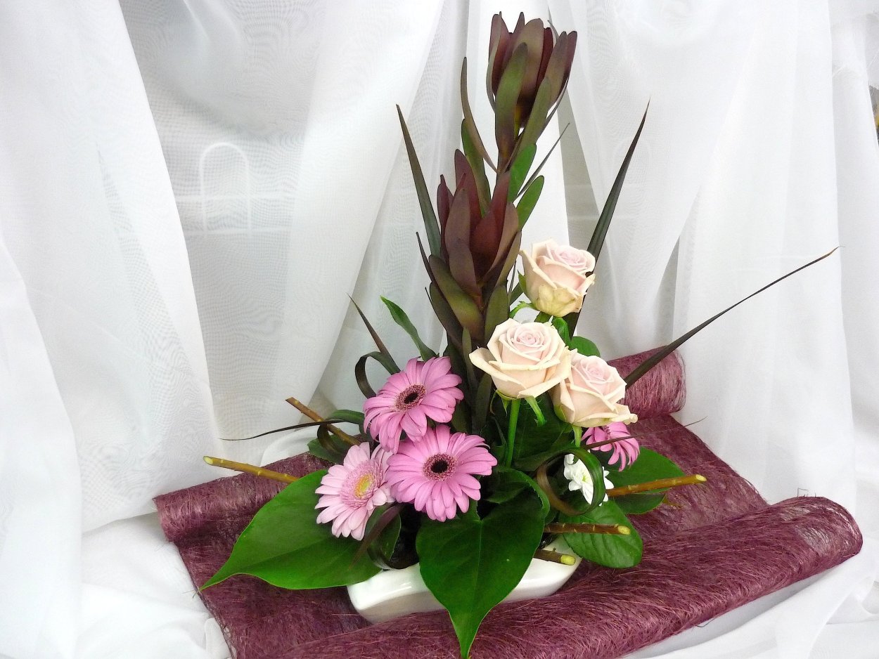 Виды цветочных композиций