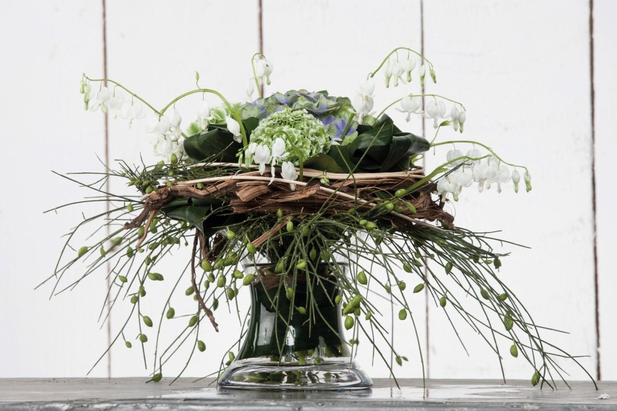 Вертикальные цветочные композиции