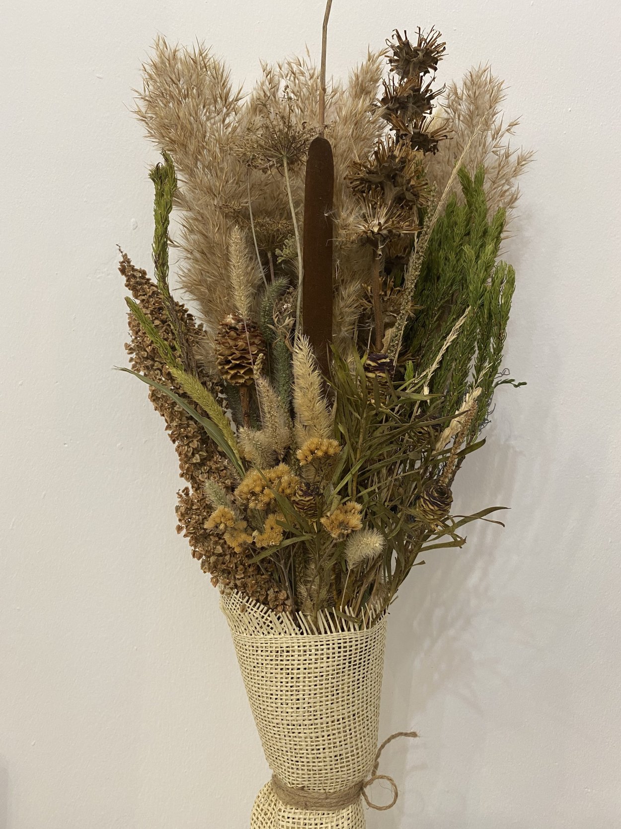Букет с камышом