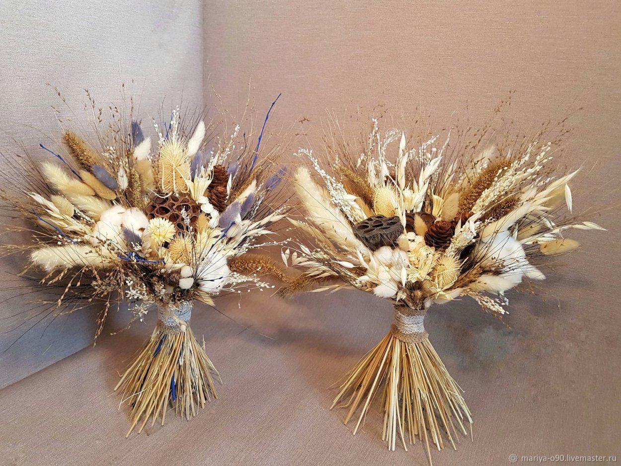 Бохо пампасная трава