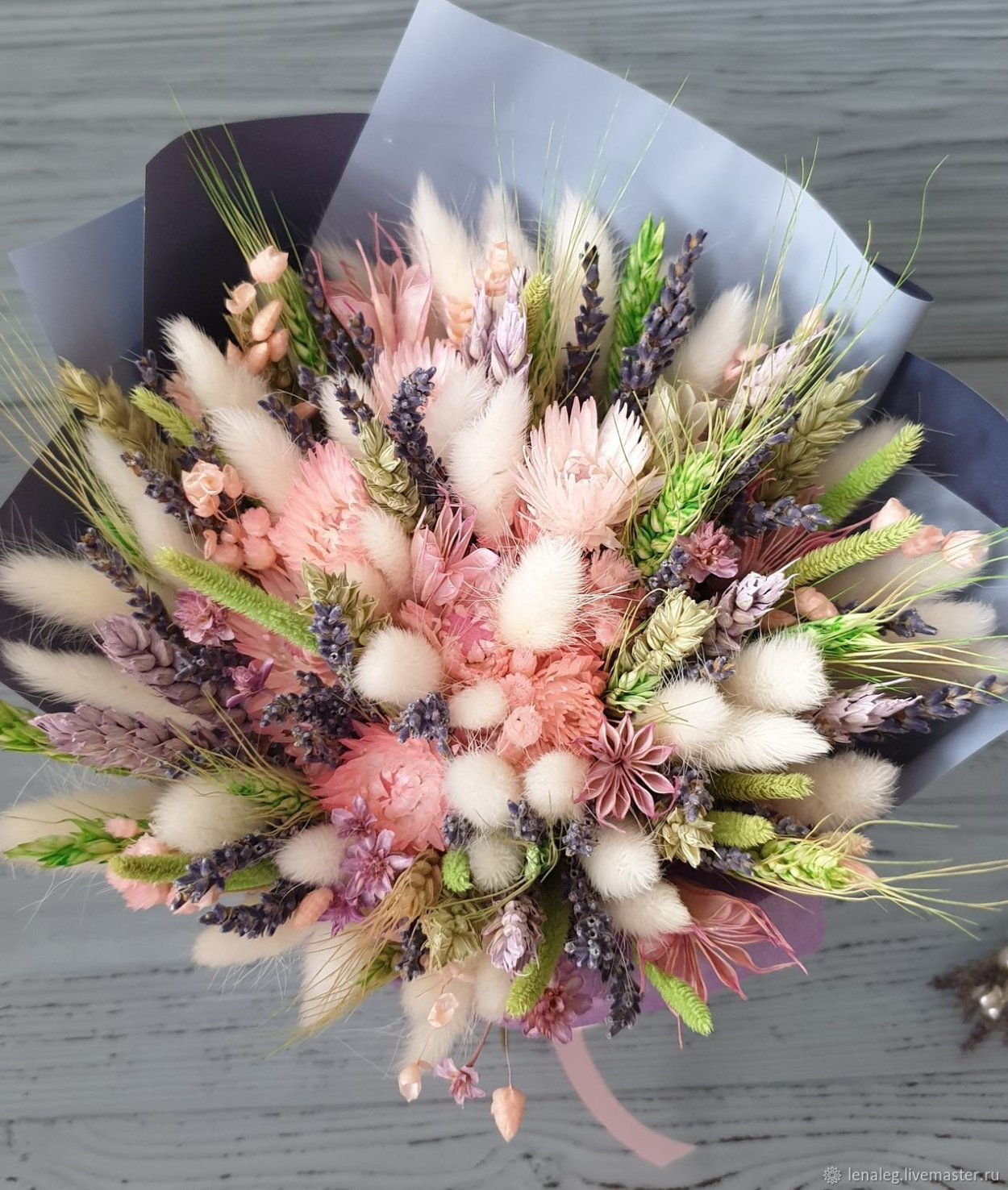 Пампасная трава cухоцвет