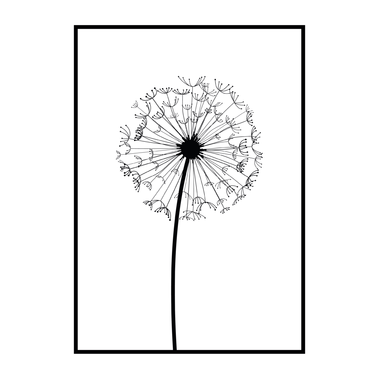 Чёрно-белые постеры для распечатки