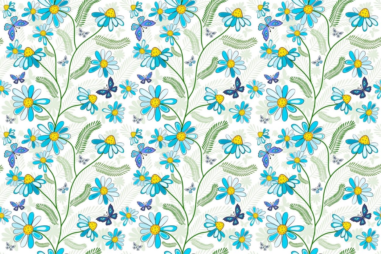 Васильки фон