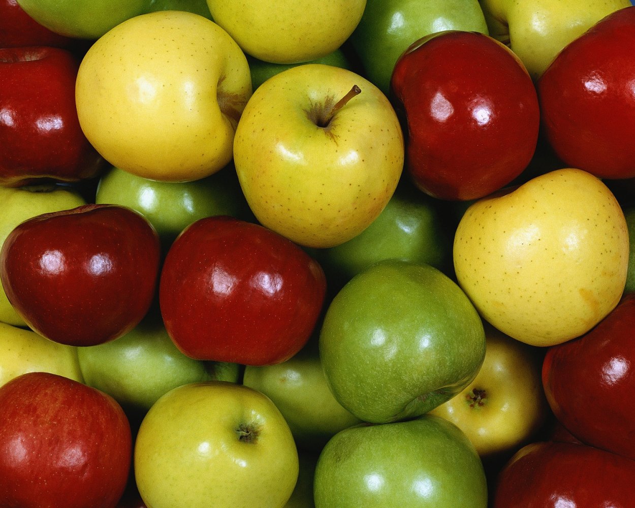 Яблоки разные