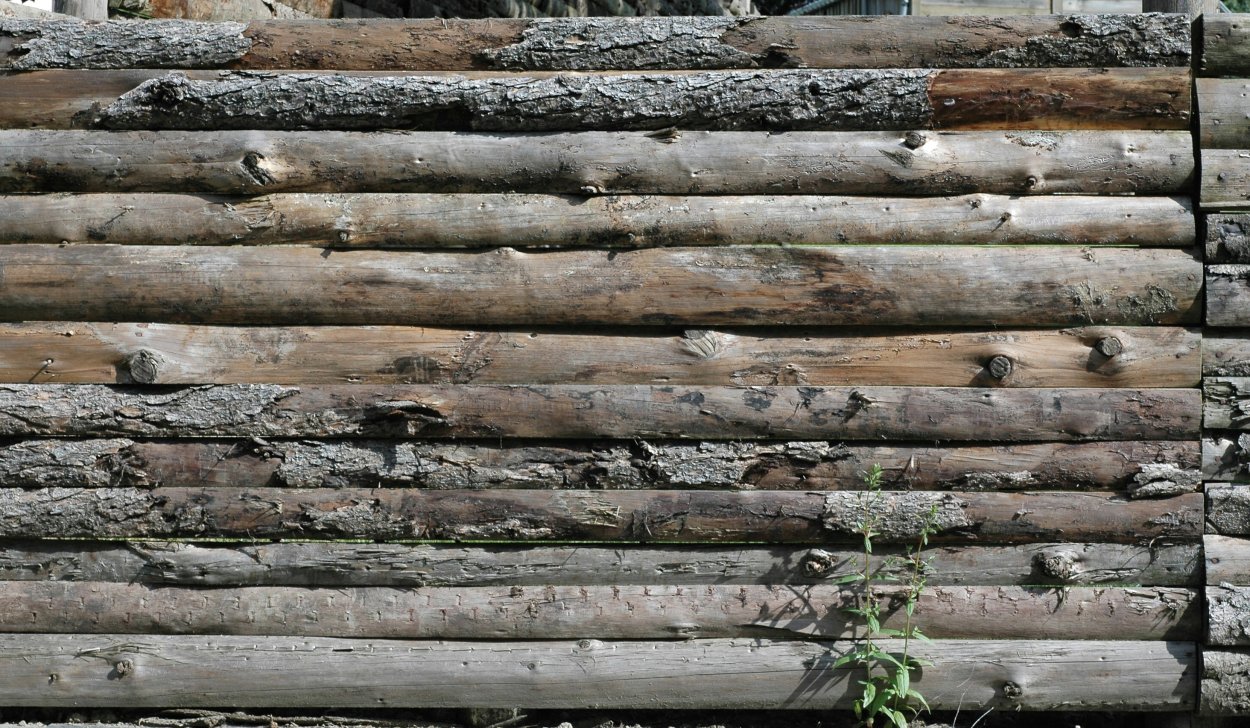 Настил из горбыля