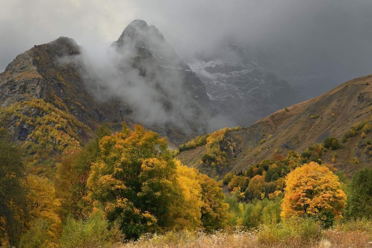 Осень в горах Кавказа