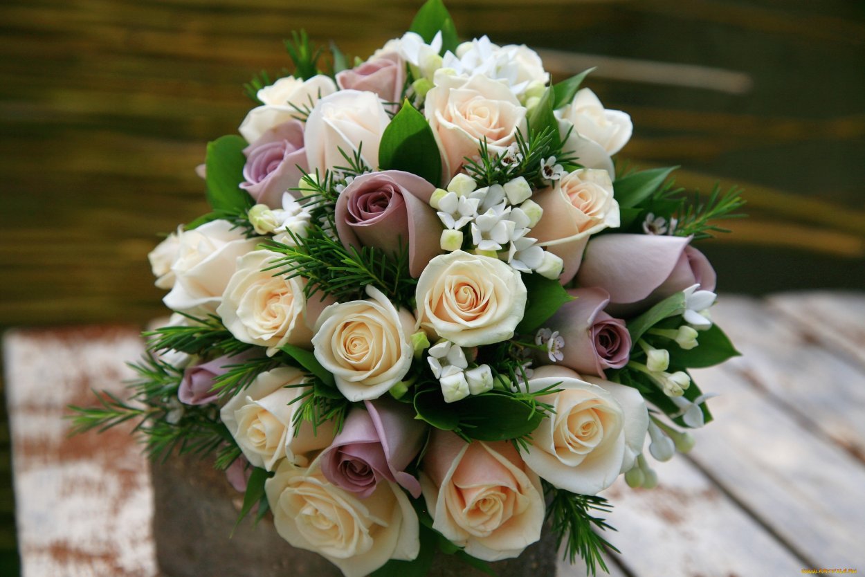 Букет цветов в высоком качестве