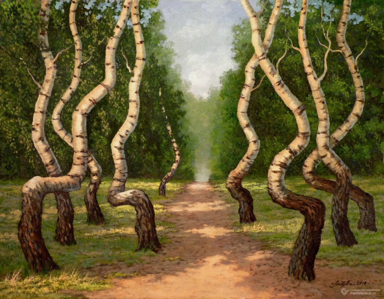 Боровое Танцующие березы