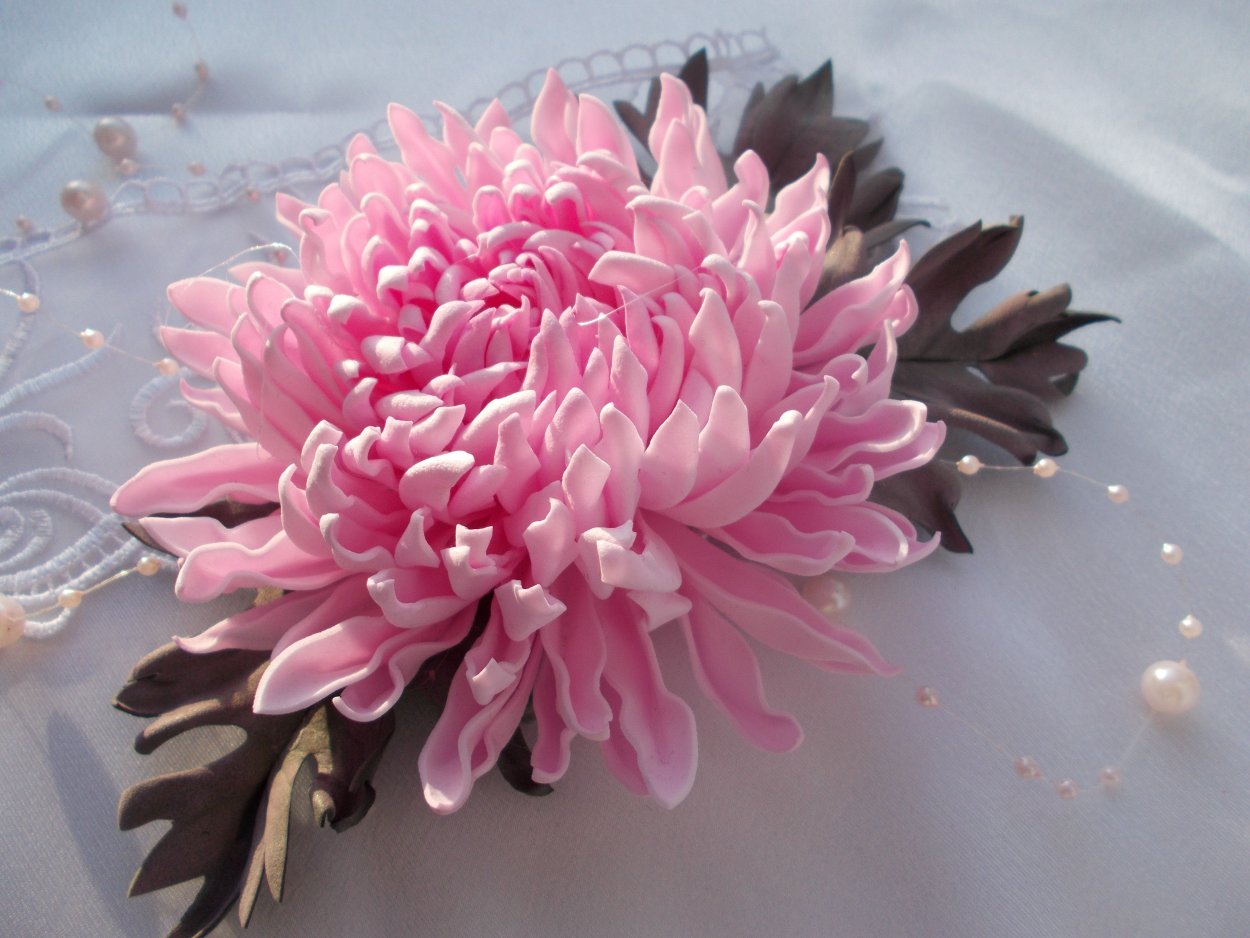 Фоамиран Хризантема