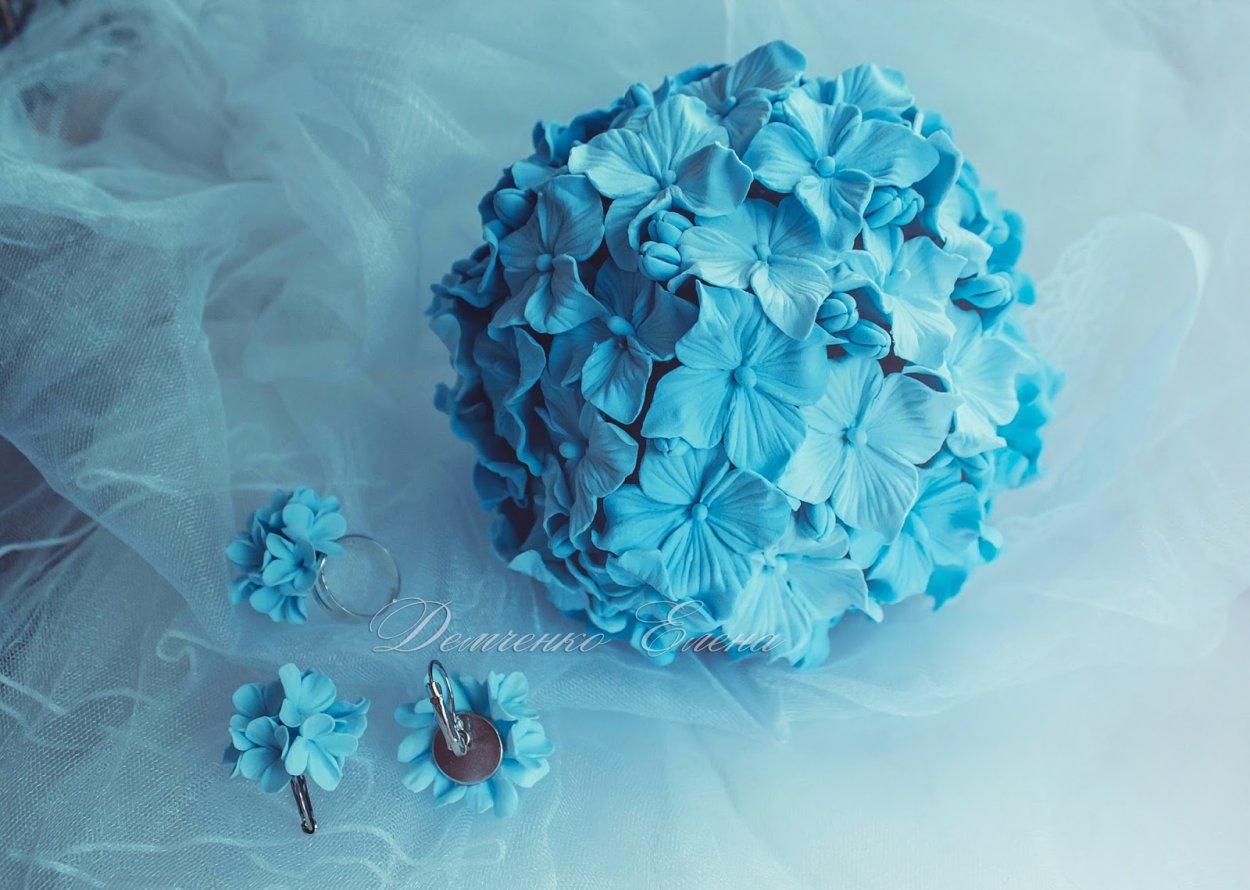 Цветы гортензия букет