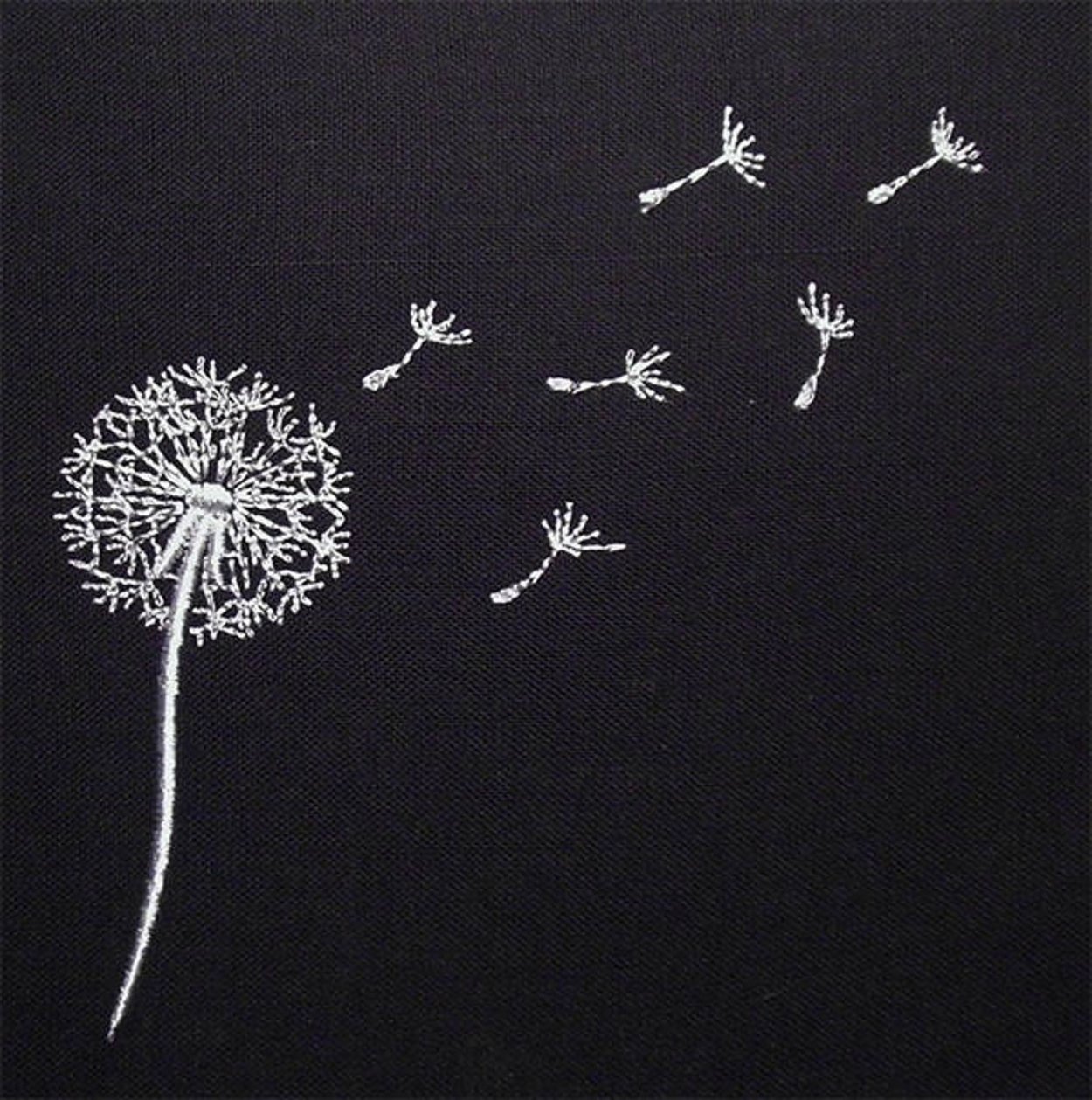 Разноцветные одуванчики