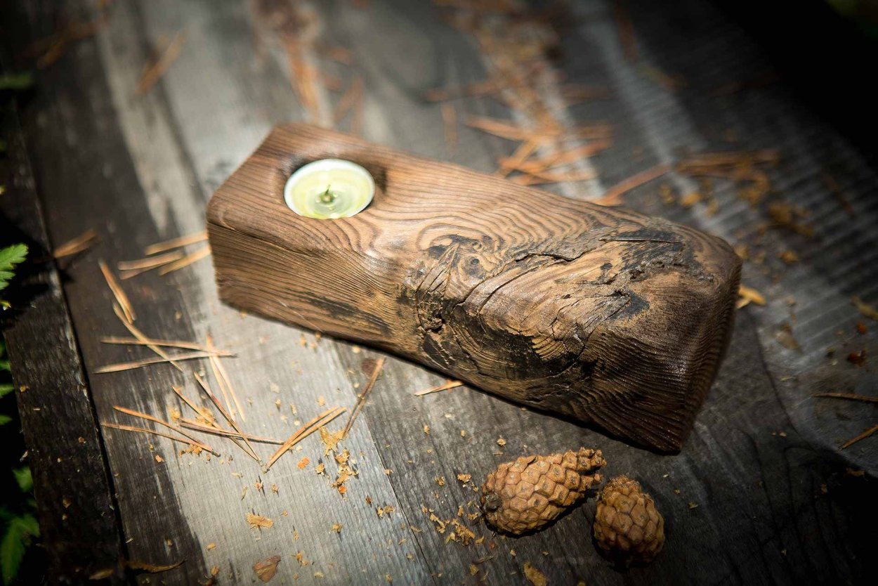 Обжигание дерева