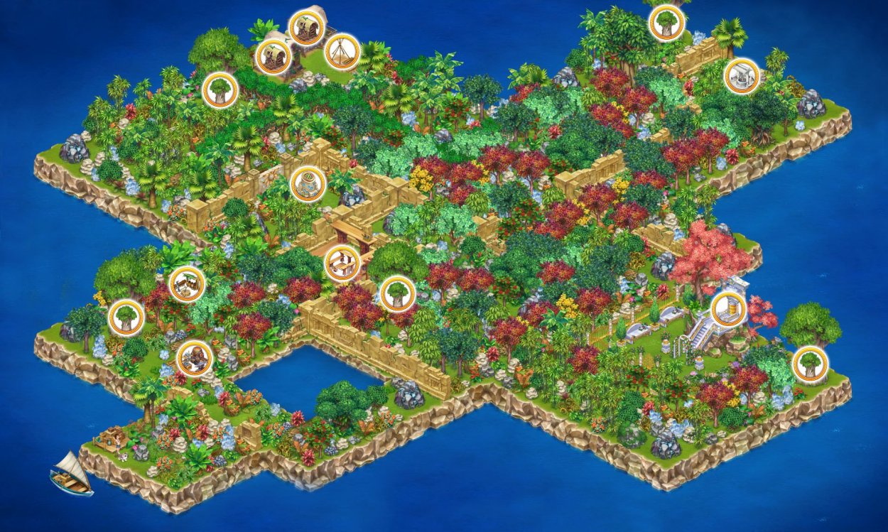 Остров восточного базара Таонга карта