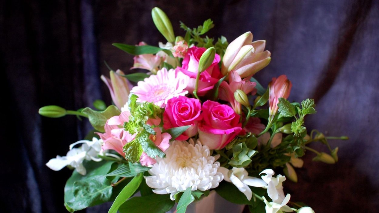 Шикарный букет цветов