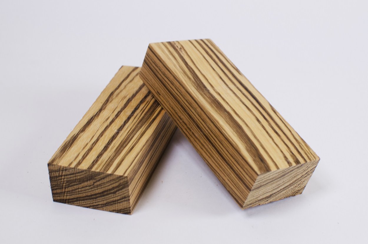 Зебрано брусок