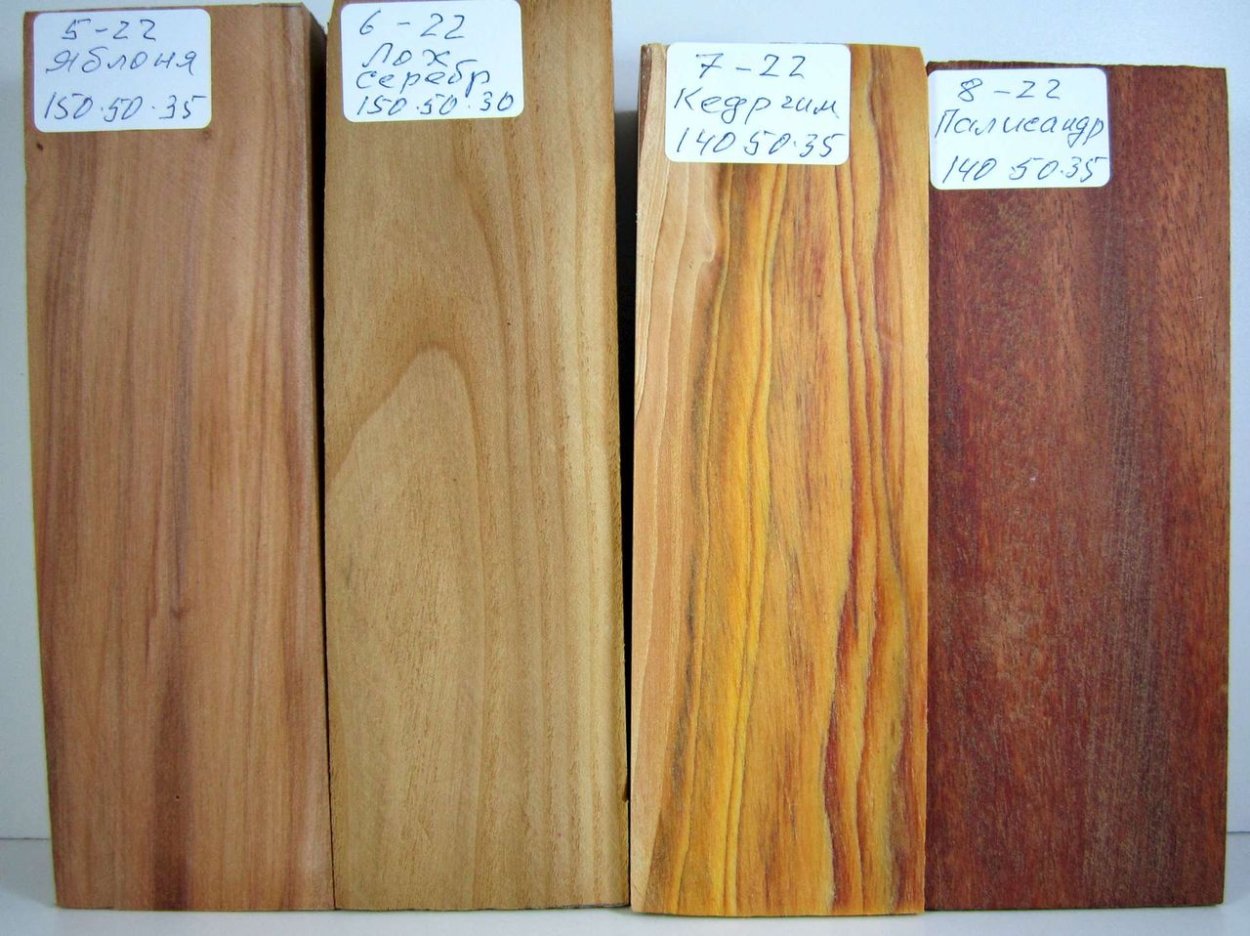 Темные сорта дерева