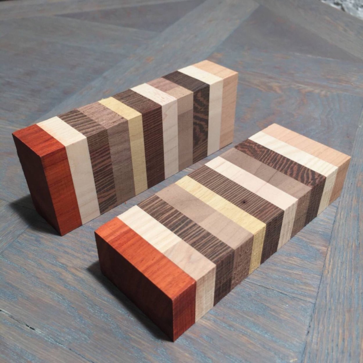 Бруски ценных пород дерева