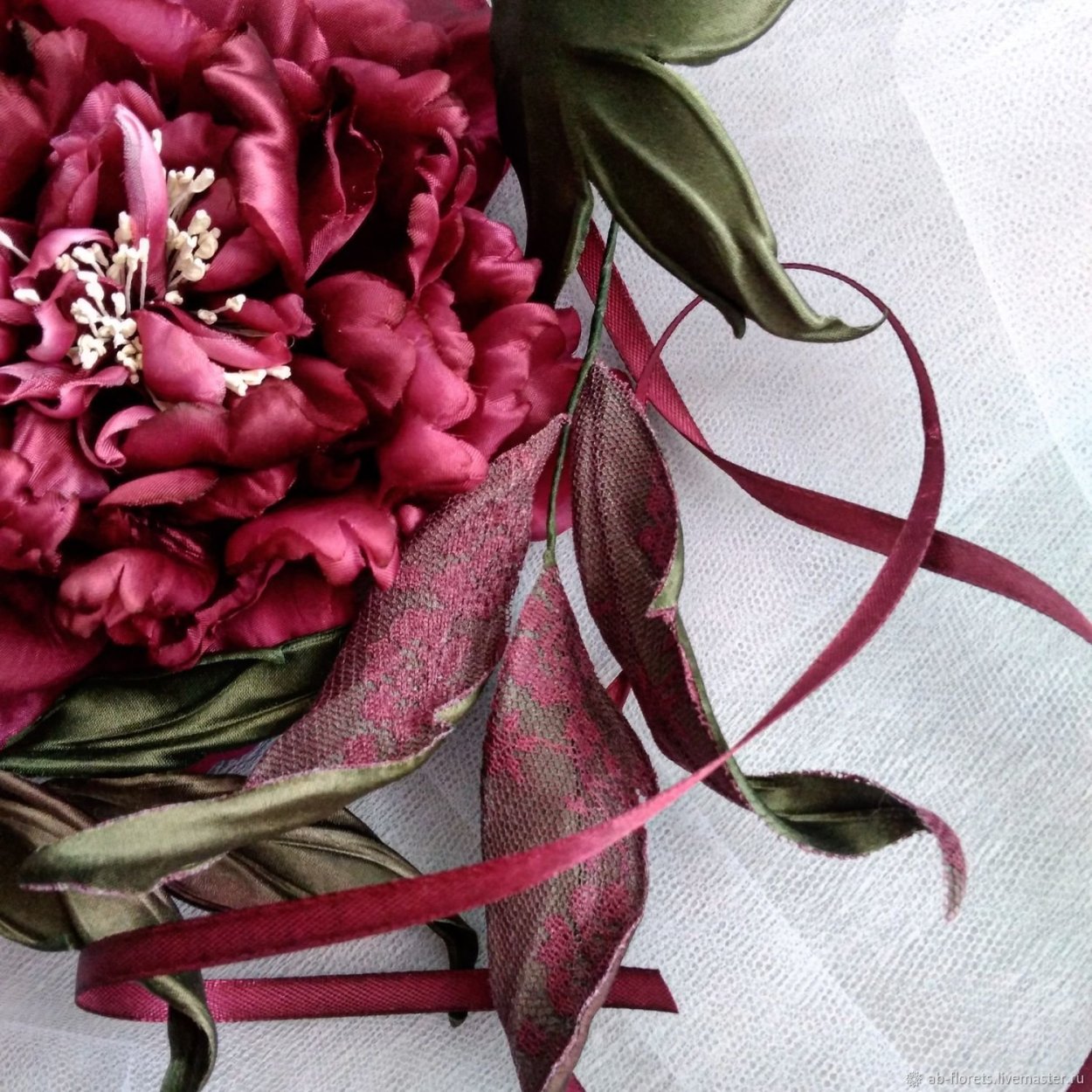 Пионы Бургундия