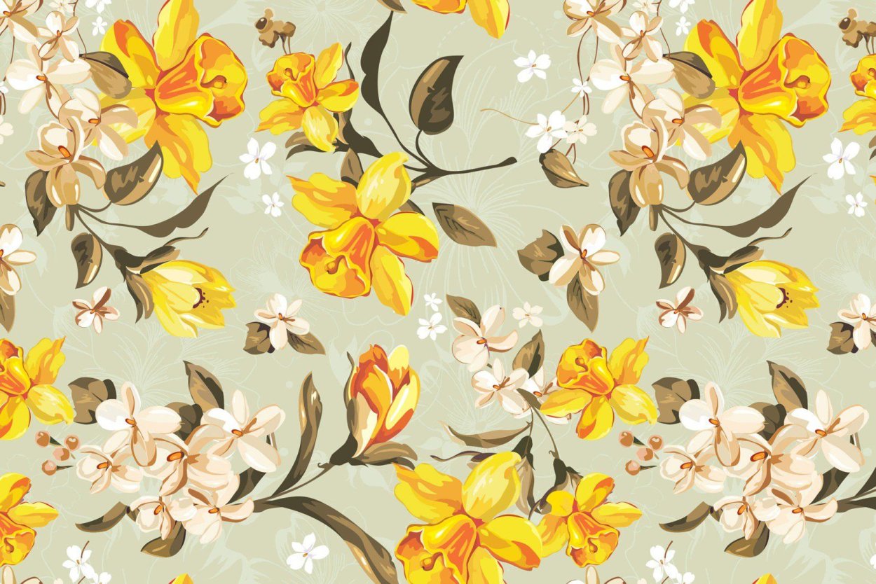 Красивый фон с цветами