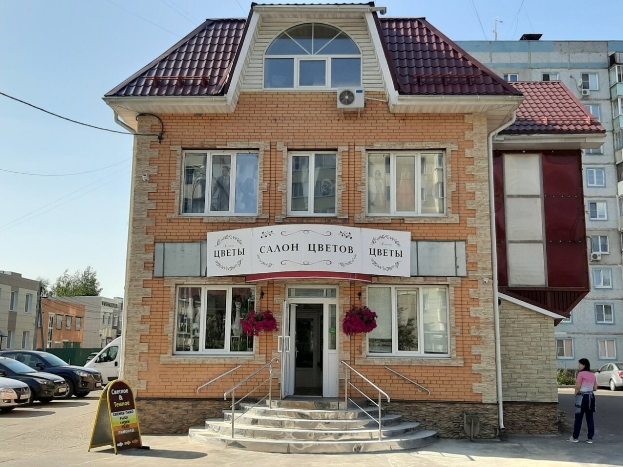 Узор синие цветы