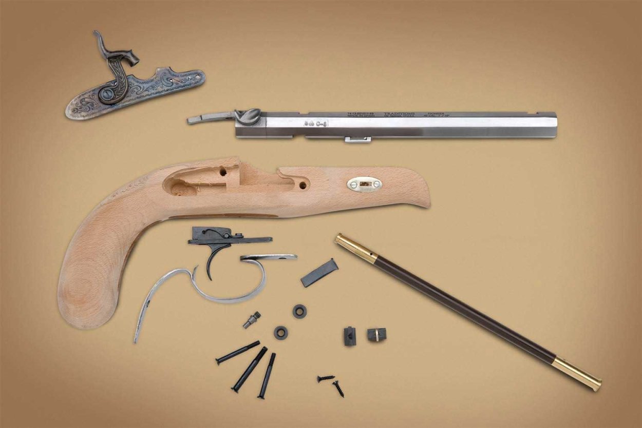 Ударно спусковой механизм кремневого пистолета