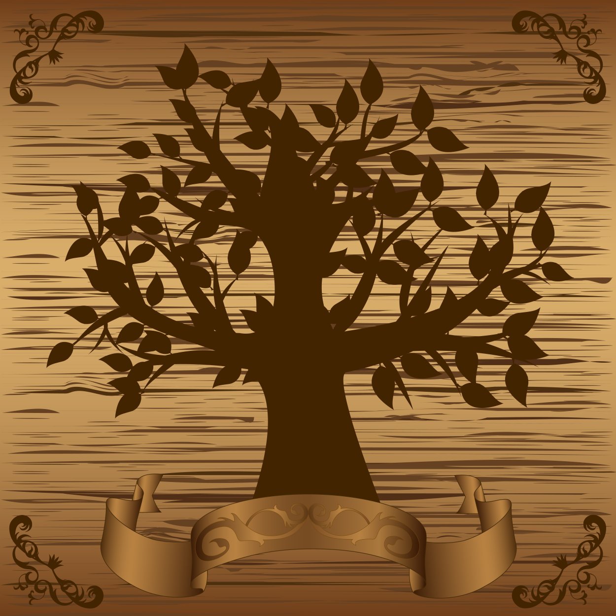 Красивое дерево для родословной