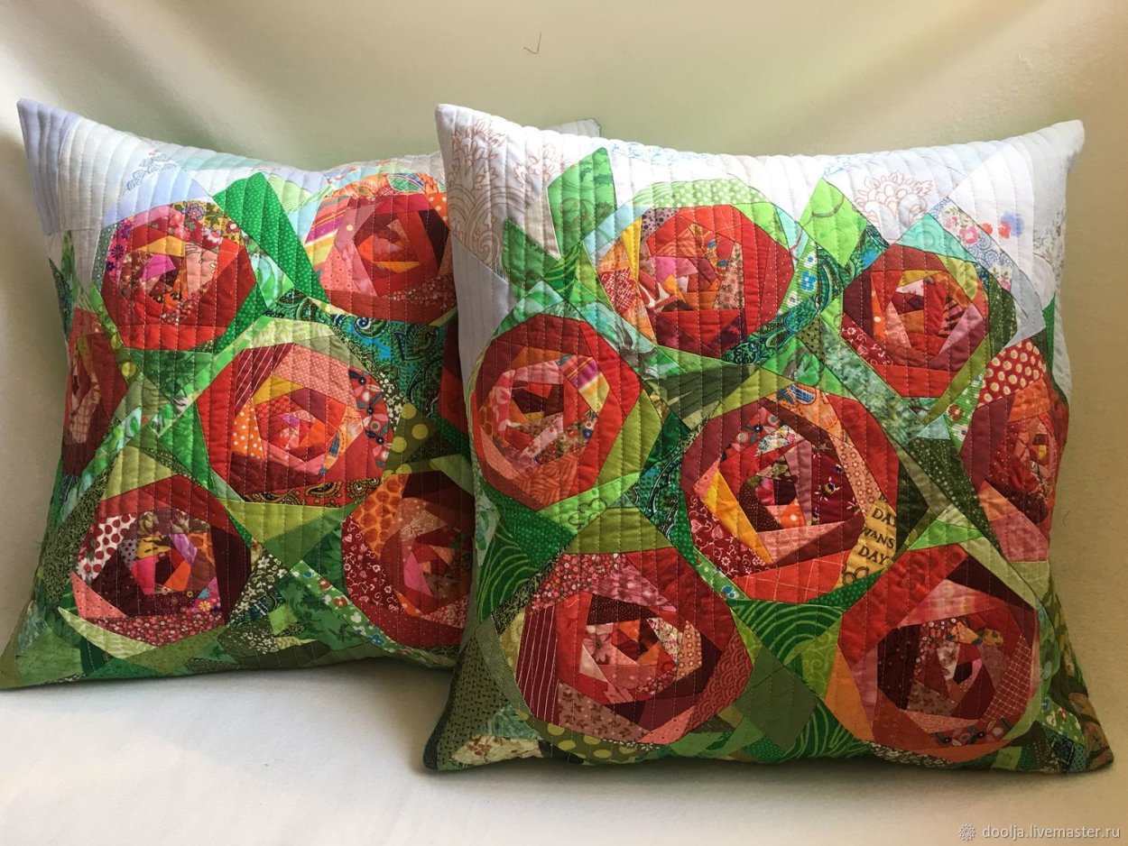 Пэчворк наволочки для подушек