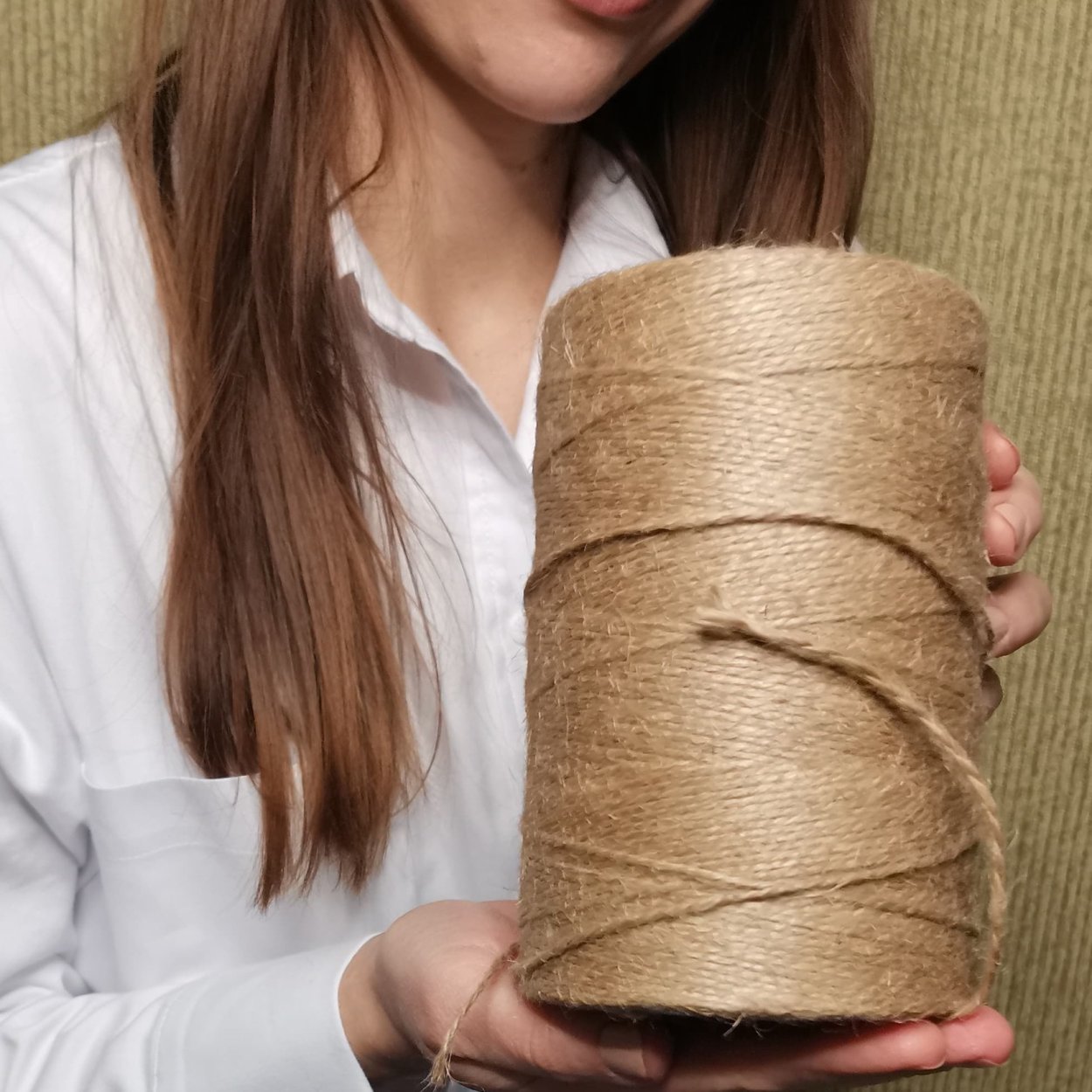 Корзинки плетеные из шпагата