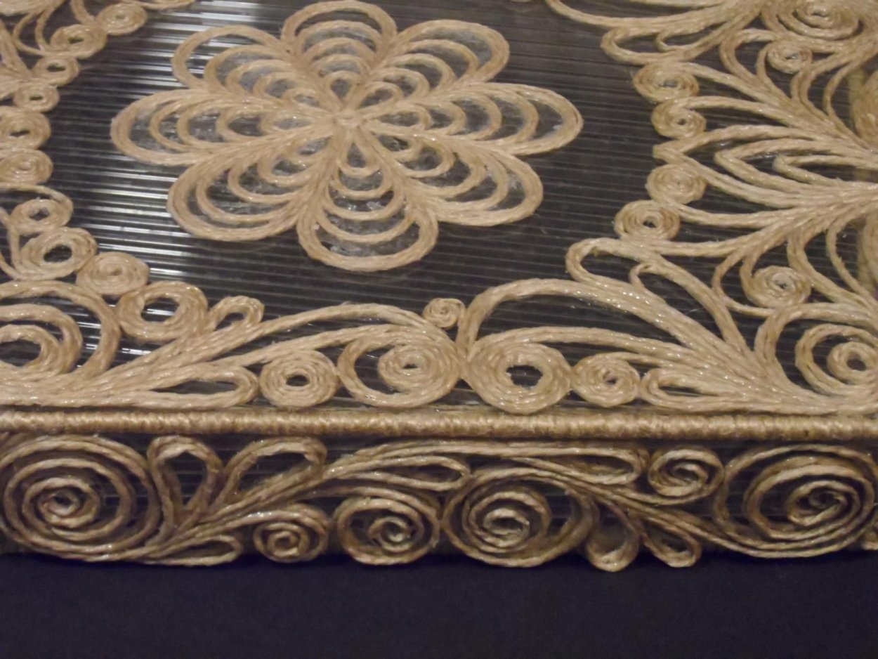 Лен/джут 360гр мешковина вид