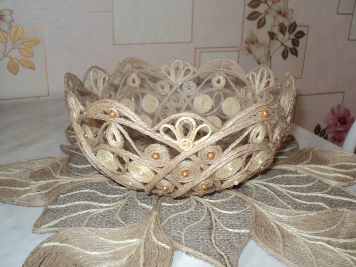 Ева мастерская джутовая филигрань