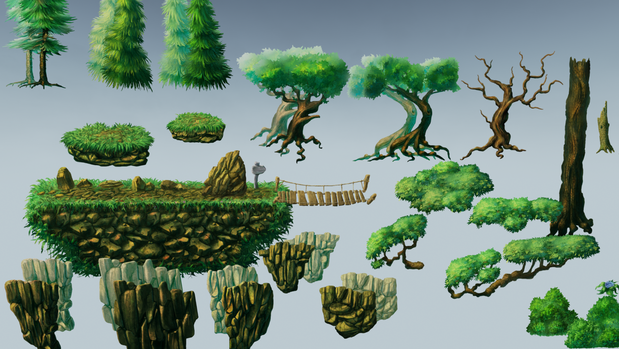 АССЕТ 2д персонаж